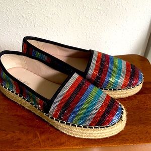 Gianni Bini crystal loafers